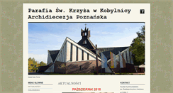 Desktop Screenshot of kobylnica.archpoznan.pl