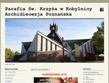 Tablet Screenshot of kobylnica.archpoznan.pl